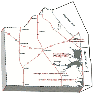 Sussex County, Delaware Map