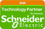 Schneider Electric's Modicon Quantum and Momentum PLCs with Data-Linc's wire and wireless modems including PLC chassis mount versions