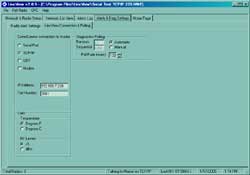 LincView OPC Connections Screen for real-time dynamic RF network diagnostic information